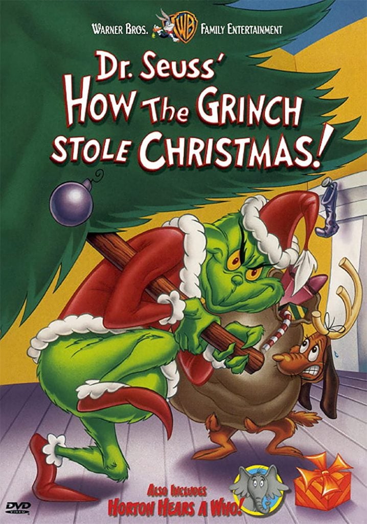 Movie poster of "How the Grinch Stole Christmas"