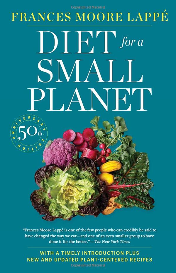 Book cover of "Diet for a Small Planet" by Frances Moore Lappe