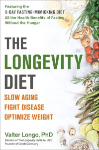 cover image of "the longevity diet"